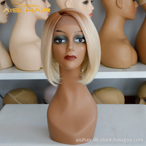 Aisi Hair Model Head Realistic Hot Selling Bangs For Sale Female Display Model Wig Head Mannequin